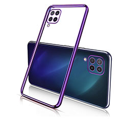 Coque Ultra Fine TPU Souple Housse Etui Transparente H01 pour Samsung Galaxy M53 5G Violet