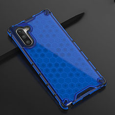 Coque Ultra Fine TPU Souple Housse Etui Transparente H01 pour Samsung Galaxy Note 10 Bleu