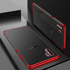 Coque Ultra Fine TPU Souple Housse Etui Transparente H01 pour Samsung Galaxy Note 10 Plus Rouge