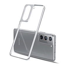 Coque Ultra Fine TPU Souple Housse Etui Transparente H01 pour Samsung Galaxy S21 5G Argent