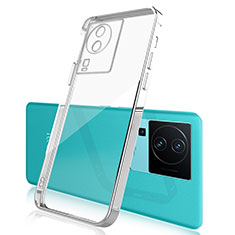 Coque Ultra Fine TPU Souple Housse Etui Transparente H01 pour Vivo iQOO Neo7 5G Argent