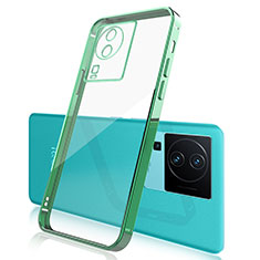 Coque Ultra Fine TPU Souple Housse Etui Transparente H01 pour Vivo iQOO Neo7 5G Vert