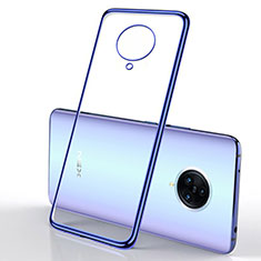Coque Ultra Fine TPU Souple Housse Etui Transparente H01 pour Vivo Nex 3 5G Bleu