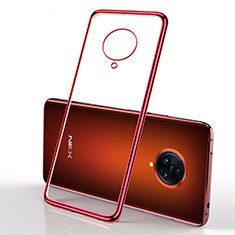 Coque Ultra Fine TPU Souple Housse Etui Transparente H01 pour Vivo Nex 3 Rouge