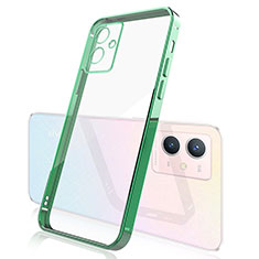 Coque Ultra Fine TPU Souple Housse Etui Transparente H01 pour Vivo T1 5G India Vert