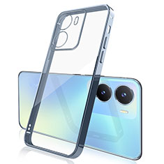 Coque Ultra Fine TPU Souple Housse Etui Transparente H01 pour Vivo Y52t 5G Bleu