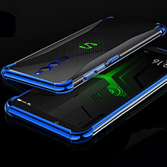 Coque Ultra Fine TPU Souple Housse Etui Transparente H01 pour Xiaomi Black Shark Helo Bleu