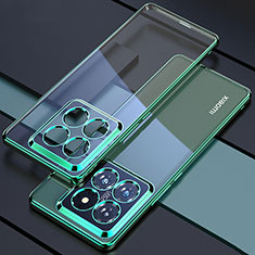 Coque Ultra Fine TPU Souple Housse Etui Transparente H01 pour Xiaomi Mi 14 5G Vert