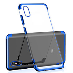 Coque Ultra Fine TPU Souple Housse Etui Transparente H01 pour Xiaomi Mi 8 Explorer Bleu