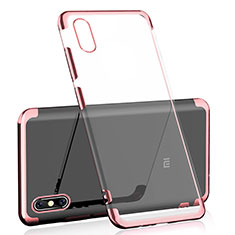 Coque Ultra Fine TPU Souple Housse Etui Transparente H01 pour Xiaomi Mi 8 Explorer Or Rose