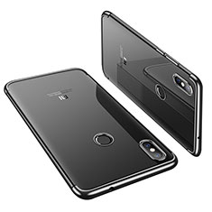 Coque Ultra Fine TPU Souple Housse Etui Transparente H01 pour Xiaomi Mi 8 Noir