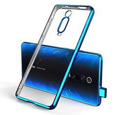 Coque Ultra Fine TPU Souple Housse Etui Transparente H01 pour Xiaomi Mi 9T Pro Bleu