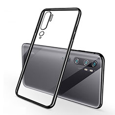 Coque Ultra Fine TPU Souple Housse Etui Transparente H01 pour Xiaomi Mi Note 10 Noir