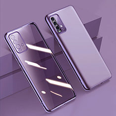 Coque Ultra Fine TPU Souple Housse Etui Transparente H01 pour Xiaomi Redmi 9 Power Violet