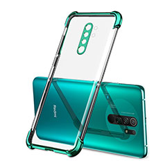 Coque Ultra Fine TPU Souple Housse Etui Transparente H01 pour Xiaomi Redmi 9 Prime India Vert