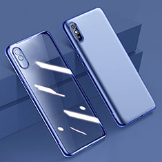 Coque Ultra Fine TPU Souple Housse Etui Transparente H01 pour Xiaomi Redmi 9i Bleu