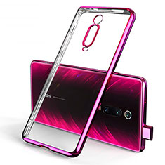 Coque Ultra Fine TPU Souple Housse Etui Transparente H01 pour Xiaomi Redmi K20 Pro Rouge