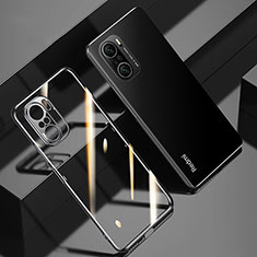 Coque Ultra Fine TPU Souple Housse Etui Transparente H01 pour Xiaomi Redmi K40 Pro 5G Noir