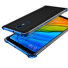 Coque Ultra Fine TPU Souple Housse Etui Transparente H01 pour Xiaomi Redmi Note 5 Indian Version Bleu