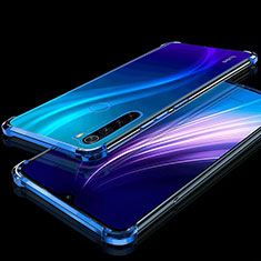 Coque Ultra Fine TPU Souple Housse Etui Transparente H01 pour Xiaomi Redmi Note 8 Bleu