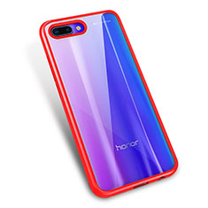 Coque Ultra Fine TPU Souple Housse Etui Transparente H02 pour Huawei Honor 10 Rouge