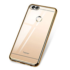 Coque Ultra Fine TPU Souple Housse Etui Transparente H02 pour Huawei Honor 7X Or