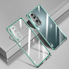 Coque Ultra Fine TPU Souple Housse Etui Transparente H02 pour Huawei Honor 80 Pro 5G Vert