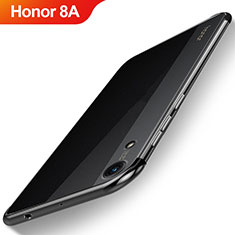 Coque Ultra Fine TPU Souple Housse Etui Transparente H02 pour Huawei Honor 8A Noir