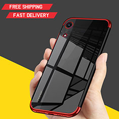 Coque Ultra Fine TPU Souple Housse Etui Transparente H02 pour Huawei Honor Play 8A Rouge