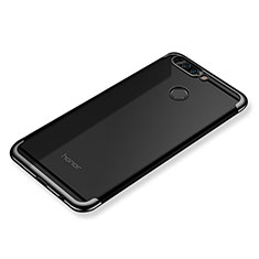 Coque Ultra Fine TPU Souple Housse Etui Transparente H02 pour Huawei Honor V9 Noir