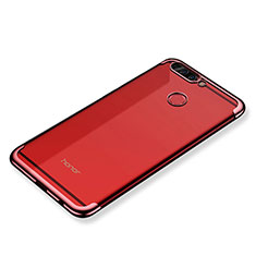 Coque Ultra Fine TPU Souple Housse Etui Transparente H02 pour Huawei Honor V9 Rouge