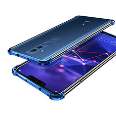 Coque Ultra Fine TPU Souple Housse Etui Transparente H02 pour Huawei Maimang 7 Bleu