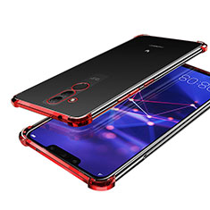Coque Ultra Fine TPU Souple Housse Etui Transparente H02 pour Huawei Maimang 7 Rouge