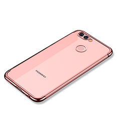 Coque Ultra Fine TPU Souple Housse Etui Transparente H02 pour Huawei Nova 2 Plus Or Rose