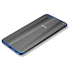 Coque Ultra Fine TPU Souple Housse Etui Transparente H02 pour Huawei Nova 2S Bleu