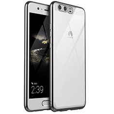 Coque Ultra Fine TPU Souple Housse Etui Transparente H02 pour Huawei P10 Plus Argent