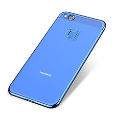 Coque Ultra Fine TPU Souple Housse Etui Transparente H02 pour Huawei P9 Lite (2017) Bleu