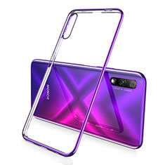 Coque Ultra Fine TPU Souple Housse Etui Transparente H02 pour Huawei Y9 Prime (2019) Violet