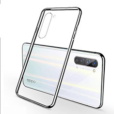 Coque Ultra Fine TPU Souple Housse Etui Transparente H02 pour Oppo F15 Argent