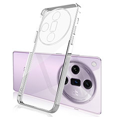 Coque Ultra Fine TPU Souple Housse Etui Transparente H02 pour Oppo Find X7 5G Argent