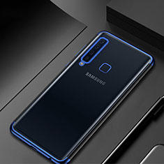 Coque Ultra Fine TPU Souple Housse Etui Transparente H02 pour Samsung Galaxy A9s Bleu