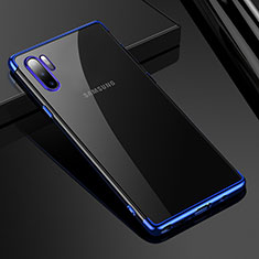 Coque Ultra Fine TPU Souple Housse Etui Transparente H02 pour Samsung Galaxy Note 10 Plus 5G Bleu