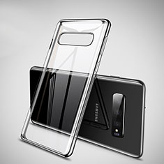Coque Ultra Fine TPU Souple Housse Etui Transparente H02 pour Samsung Galaxy S10 Plus Noir