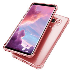 Coque Ultra Fine TPU Souple Housse Etui Transparente H02 pour Samsung Galaxy S8 Plus Rose