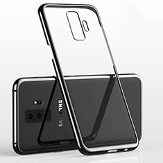 Coque Ultra Fine TPU Souple Housse Etui Transparente H02 pour Samsung Galaxy S9 Plus Noir