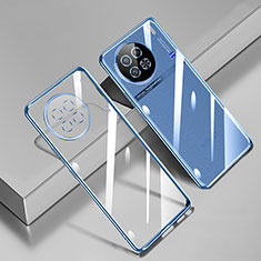 Coque Ultra Fine TPU Souple Housse Etui Transparente H02 pour Vivo X90 5G Bleu