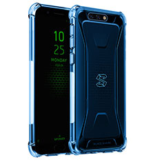 Coque Ultra Fine TPU Souple Housse Etui Transparente H02 pour Xiaomi Black Shark Bleu