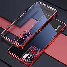 Coque Ultra Fine TPU Souple Housse Etui Transparente H02 pour Xiaomi Mi 11i 5G (2022) Rouge