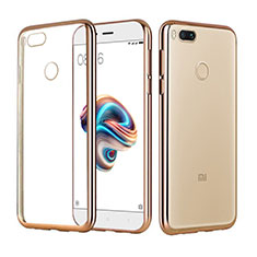 Coque Ultra Fine TPU Souple Housse Etui Transparente H02 pour Xiaomi Mi A1 Or