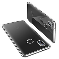 Coque Ultra Fine TPU Souple Housse Etui Transparente H02 pour Xiaomi Mi A2 Argent